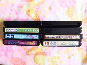 Famicom Cartridges Lot of 8 80's Japanese Retro Tested PAC LAND DEBIAS DRUAGA