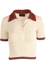 GUCCI CREAM KNIT TOP XSMALL