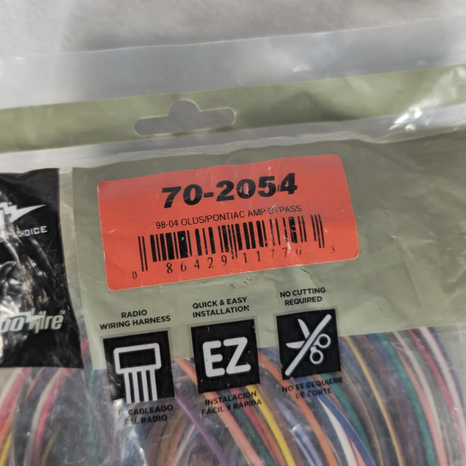 Metra 70-2054 Factory Amplifier Bypass Harness fits Select 1998-2009 GM Vehicles - Image 3 of 3