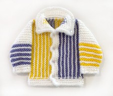 Handmade knitted 3-6 month baby cardigan, different colors available, nice baby