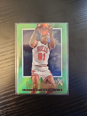 1996-97 Skybox EX-2000 Dennis Rodman Chicago Bulls #11 Acetate Window Clouds