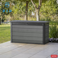 Image of Keter Cortina 757 Litre (200 Gallon) Outdoor Storage Deck Box