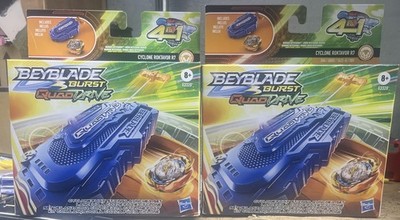 Lot Of 2 In Box Beyblade Burst Quad Drive Cyclone R7 Fury String Launcher Set