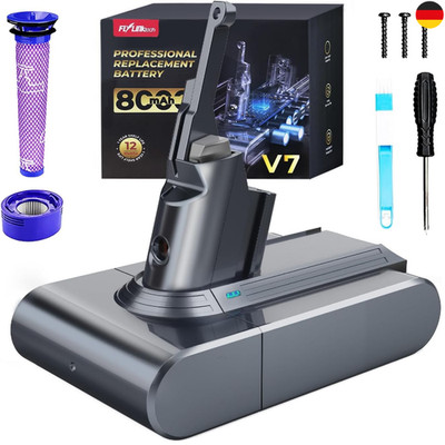 FLYLINKTECH V7 Akku 8000mAh Ersatz für V7 Serie St