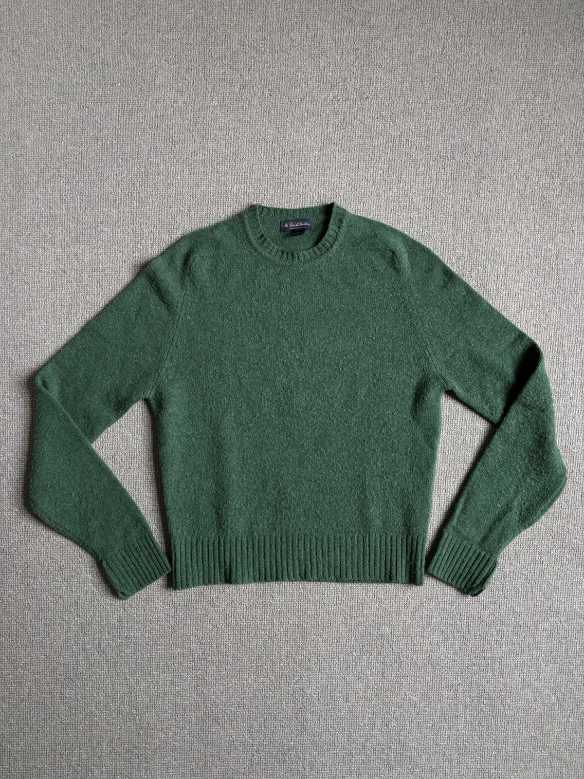 Vintage Brooks Brothers Shetland Lambswool Cashmere Sweater Made In Scotland M