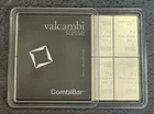 100 Gram Valcambi Silver CombiBar (10x10g w/ Assay)**