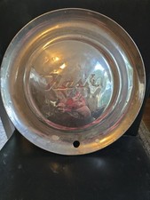 Vtg 50s Nash Car Hubcap Collectible Automotive Wheels Man Cave Garage Decor