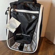 BMW Golf Sport Black Golf Shoe Case Shoe Bag Rare Unused with tags