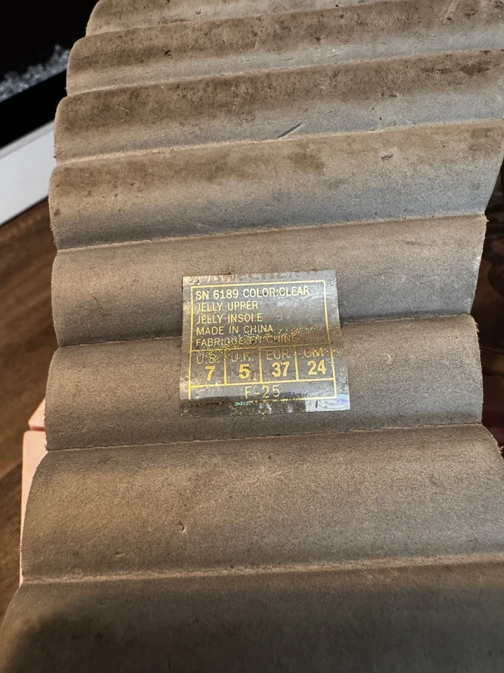 Sandalias Skechers Y2K Gruesas Plataforma Gris Transparente Jalea Slides De Colección Para Mujer Talla 7 Foto 2 de 4