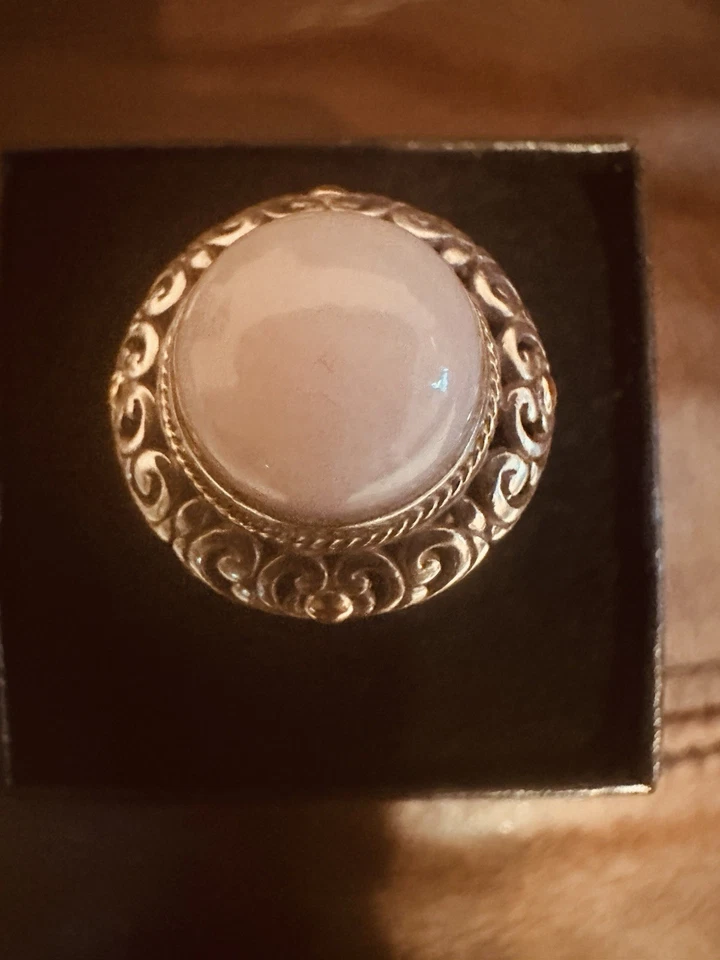 Anillo Romántico Barbara Bixby Oro 18k y Plata de Ley 925 Granate Talla 7 Foto 2 de 4