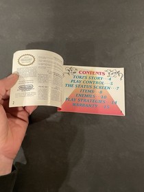 Toki Nintendo NES Manual only