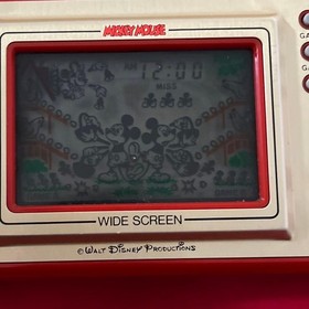 No battcoer Mickey Mouse game Nintendo GAME & WATCH