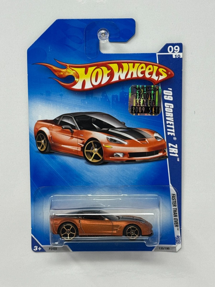 Hot Wheels Faster Than Ever 2009 Chevy Corvette ZR1 1:64 Diecast