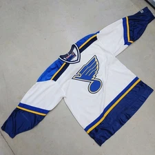 Vintage 90s CCM St. Louis Blues - NHL Hockey Jersey - Adult Men's Size L LARGE