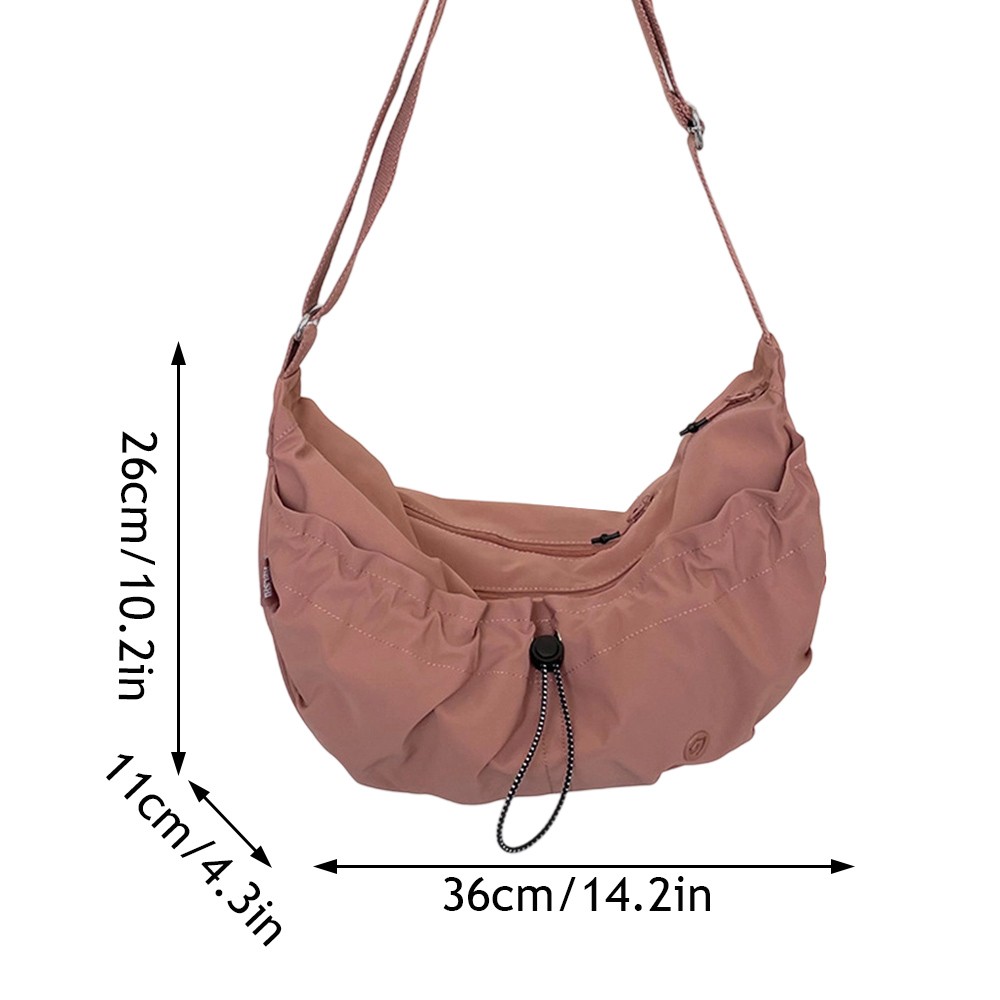 Ultra Lightweight Crossbody Bag Nylon Bag Shoulder Bag Casual Pouch 11 Colors S thumbnail 2