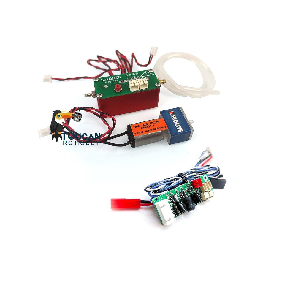 HUINA Metal Smoker Gearbox Unit For 1/14 KABOLITE K970 RC Hydraulic Excavator - Image 4 of 4