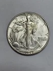 1942 D Walking Liberty Half Dollar NICE FLASHY WHITE COIN !!!