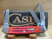 New Case Indian Paint Brush Bone Kinfolks Jig Stockman 63032 Pocket Knife  42321