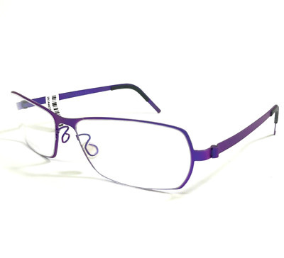 Lindberg Eyeglasses Frame 9508 Col.77 Iridescent Purple Strip Titanium 52-14-125