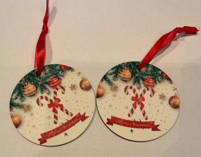 Christbaumschmuck rund Baumschmuck Weihnachten 