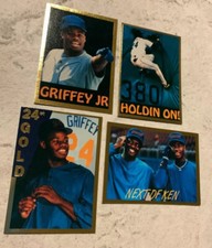 1991 Alrak 24KT Gold Ken Griffey Jr  (4) Card...