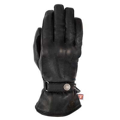 Oxford Holton Waterproof Womens Motorcycle Gloves Leather Urban Glove Black
