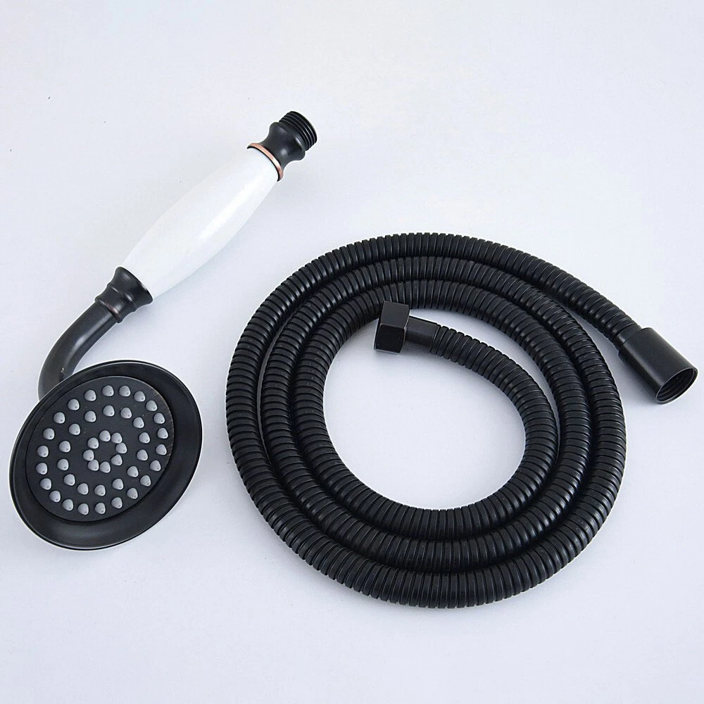 Oil Rubbed Bronze &Ceramic Bathroom Hand Held Shower Head with 1.5m Shower Hose