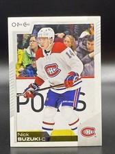 2020-21 UD O-Pee-Chee Base #396 Nick Suzuki - Montreal Canadiens