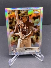 2022 Topps Chrome Baseball Jake Meyers Base RC #114 Sepia Refractor