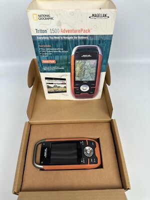 Magellan Triton 1500 National Geographic AdventurePack Hiking GPS 3D TOPO Map