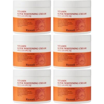Ricocell Vitamin Super Whitening Cream 100g*6Pcs - FREE SHIPPING