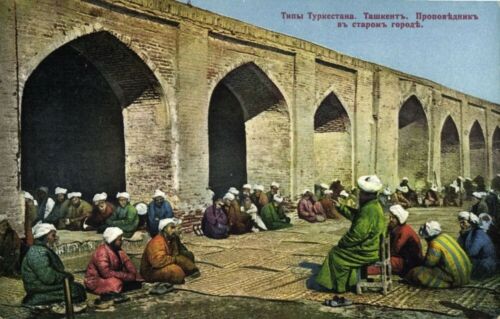 Ouzbékistan Russie, Tachkent, prédicateur musulman dans la vieille ville, Islam (années 1910) carte postale - Photo 1/2