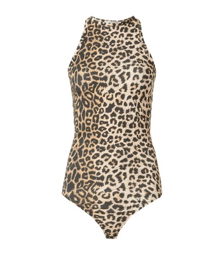 NWT AllSaints Jamie Leopard Bodysuit, Size US 4 - Picture 4 of 5
