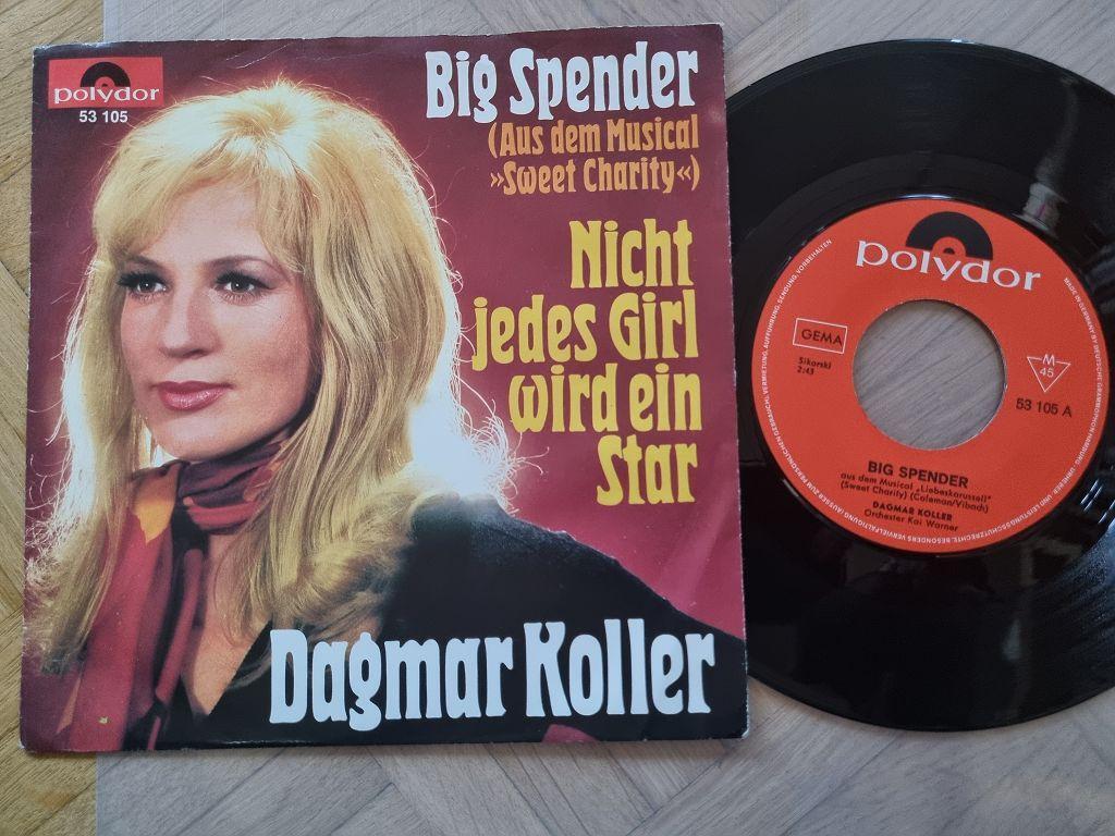 7"" Single Dagmar Koller - Big spender Vinyl Germany/ CV Shirley Bassey