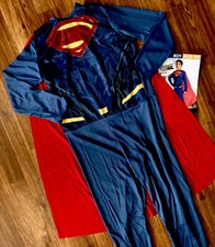 DC Justice League M 8/10 SUPERMAN Halloween Pretend Costume Cape NEW