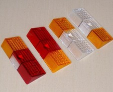 Satz 4x Lichtscheibe für Deutz 06 Hanomag Rückleuchte Blinker Vorne + Hinten