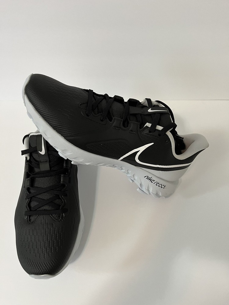 Nike React Infinity Pro Black Platinum Golf Shoes Men's Size 9 New CT6620-004