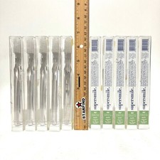 LOT 30X Supersmile 45  Degree Angle Ergonomic Toothbrush Crystal Clear Soft 10   