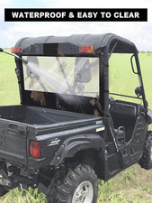 Soft Rear Windshield for Yamaha Rhino  Massimo Utvs -Waterproof  Sturdy