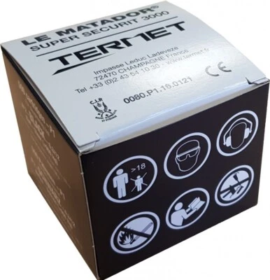 LE MATADOR SUPER SECURIT 3000 Cartouches noires P1 x500 n°2 6.3/12 bovins +900kg