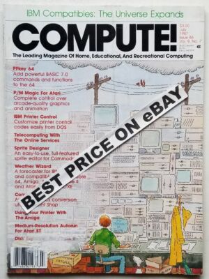 Compute! Magazine     July 1987      Early Gaming and Computer Ads / Articles