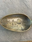 Antique Etched Heart of Detroit Sterling Spoon Gold Wash May 23, 1913  (S60)