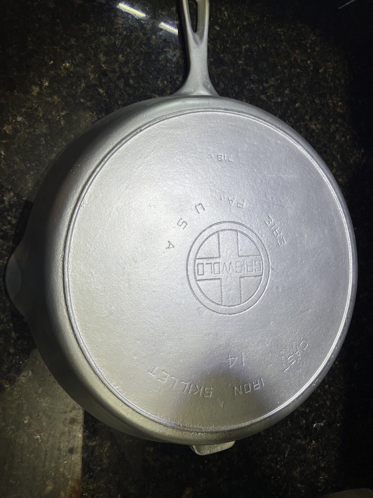 Vintage Griswold No14 Skillet Not Cast Iron Even Though Marked Cast