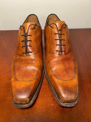 CALZOLERIA HARRIS Size 12/13 Brown Leather Derby/Oxford 