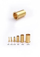 Pipe-Tube Inserts For Push Compression In Fittings Wall Support Ferulle