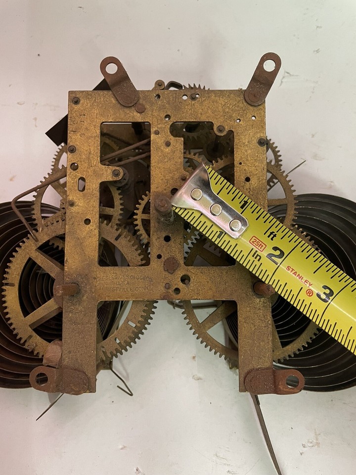 Pair Of Antique Clock Movements By Sessions eBay