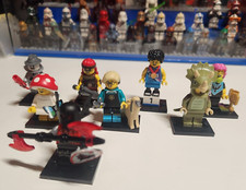 Lego CMF Series 25 Lot of 8 Vampire, Barbarian, Detective, Groomer, Shroom, Athl