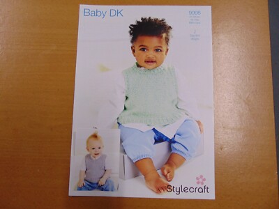 Stylecraft Baby Doppelstrickmuster 9998 Geburt bis 5 Jahre Tank Tops
