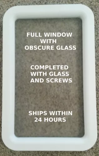 NEW White RV Entry Door Window Thor Keystone Dutchmen KZ Cruiser CrossRoads DRV