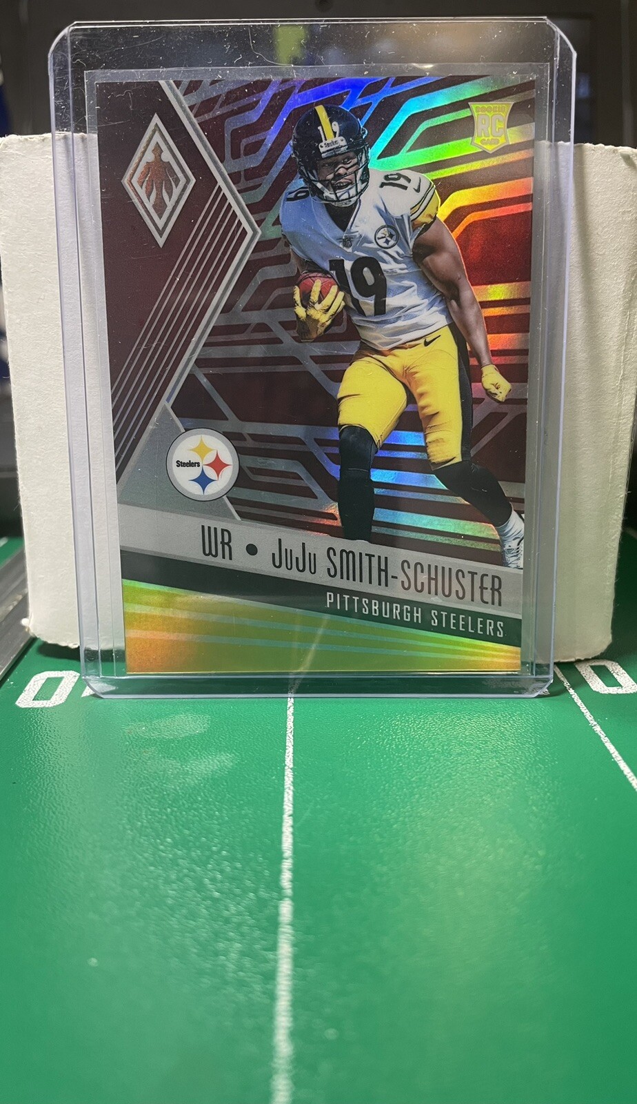 2017 Panini Phoenix Red /299 JuJu Smith-Schuster #125 Rookie RC Chiefs Football